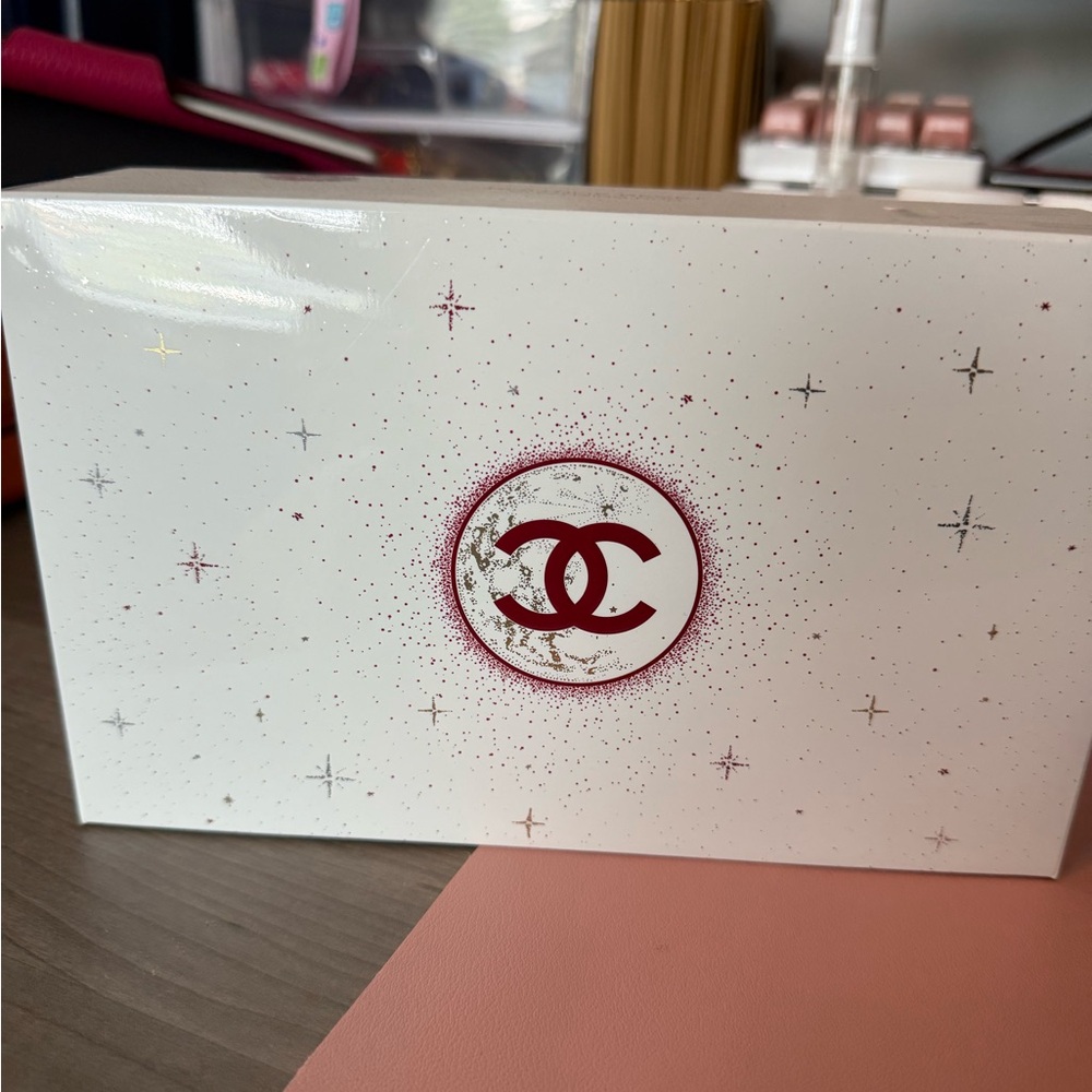 CHANEL holiday edition toiletry bag